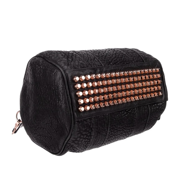 Alexander Wang Rocco Black leather handbag with Rose Gold hardware - Picture 5 of 6